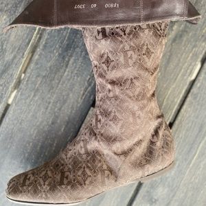 Gianfranco Ferre Milano 1980 knee high boots 40EU